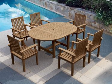 Set-119A 7-Pcs Bahama Dining Table Set
