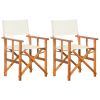 Director's Chairs 2 pcs Solid Acacia Wood