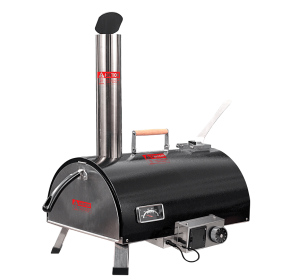 84312280 12in automatic rotating pizza oven built-in thermometer semi-automatic pizza oven, cooking pizza machine, portable wood fire pizza oven, outd
