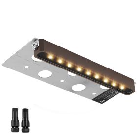 VEVOR LED Hardscape Lighting, 6.8 Inch Retaining Wall Lights, 3W 12V-24V AC/DC Low Voltage Paver Light, IP68 Waterproof Outdoor Step Lights, 3000K Swi