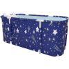 Portable foldable bathtub, thermostatic shower tub tub | ice bath | Separate family bathroom SPA bathtub, shower room soaking vertical bathtub, effect