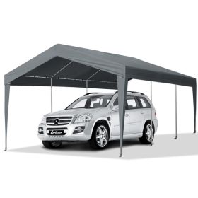 12X20FT Carport Car Port Canopy Grey without Sidewalls