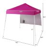 6x6ft Pop Up Canopy Tent, Outdoor Tent Canopy Foldable Portable Canopies for Camping, Patio, Easy Up Gazebo Canopy with Carry Bag Slant Legs, pink