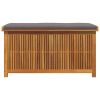 Outdoor Cushion Box 44.5"x19.7"x23.8" Solid Wood Acacia