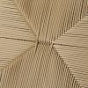 Outdoor Steel Rocking Chair, Natural Rush Weave