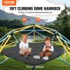 VEVOR Dome Climber Hammock,Climbing Dome Hammock Suitable for 10ft Dome Climbing, Load-Bearing 350 Pounds, Pentagon Jungle Gym Hammock for Outdoor,Acc