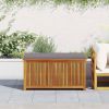 Outdoor Cushion Box 44.5"x19.7"x23.8" Solid Wood Acacia