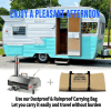 92668755 Outdoor pizza Oven, 12in cooking pizza machine, portable hardwood pellet pizza oven, outdoor kitchen, backyard pizza oven, countertop pizza o