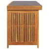 Outdoor Cushion Box 44.5"x19.7"x23.8" Solid Wood Acacia