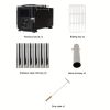Camping Stove for Hot Tents, Carbon Steel Wood Burning Stove with Stainless Wall Chimney Pipes for Tents, Shelter, Outdoor Portable Stove for Camping