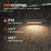 VEVOR LED Hardscape Lighting, 6.8 Inch Retaining Wall Lights, 3W 12V-24V AC/DC Low Voltage Paver Light, IP68 Waterproof Outdoor Step Lights, 3000K Swi