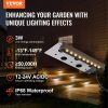 VEVOR LED Hardscape Lighting, 6.8 Inch Retaining Wall Lights, 3W 12V-24V AC/DC Low Voltage Paver Light, IP68 Waterproof Outdoor Step Lights, 3000K Swi