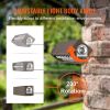 VEVOR LED Hardscape Lighting, 6.8 Inch Retaining Wall Lights, 3W 12V-24V AC/DC Low Voltage Paver Light, IP68 Waterproof Outdoor Step Lights, 3000K Swi