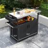 Camping Cart, Grill Cart, Outdoor Bar Cart