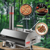 92668755 Outdoor pizza Oven, 12in cooking pizza machine, portable hardwood pellet pizza oven, outdoor kitchen, backyard pizza oven, countertop pizza o