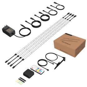Addressable LED Strip with Magnetic Backing and Dimmable RGB 5050 Color Changing