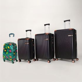4-piece luggage set, ABS 16 inch/20 inch/26 inch/30 inch luggage, carry on luggage set, with password lock and swivel wheels