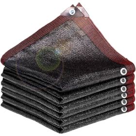 Shade Cloth  236*393in  - Garden Shade Mesh Netting with Grommets Outdoor Sun Shade Cover for Pergola Patio Plants Greenhouse Chicken Coop Black Shadi
