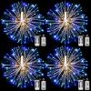 4 Packs; Fairy String Lights Christmas Lights; 90LED 8 Modes Dimmable String Fairy Lights With Remote Control; Waterproof Copper Wire Decorative Hangi