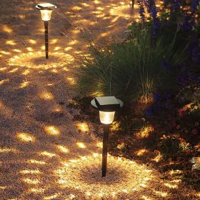 Itopfox 6PCS Solar Pathway Lights - 2 Modes Solar Landscape Lights W/ IP65 Waterproof (Item Package Quantity: 6)