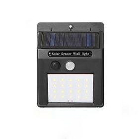 LED Solar Wall Lamp for Garage Front Door Garden Pathway (Color: Style C, Type: Solar Light)