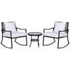 Patio Rocking Bistro Set