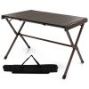 4-6 Person Portable Aluminum Camping Table with Carrying Bag