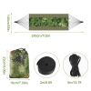 600lbs Load 2 Persons Hammock w/Mosquito Net Outdoor Hiking Camping Hommock Portable Nylon Swing Hanging Bed w/ Strap Hook Carry Bag