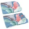 2Pcs/Set 1Pc Back Cushion and 1Pc Seat Cushion Rocking Chair Cushion Upper And Lower Back And Seat Sets