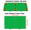 Silicone Griddle Mat Food Grade Silicone Grill Mat Protect the Top Surface from Insects 36 inch Green Color with Silicone Utensil Rest