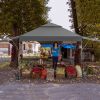 10 x 17.6 Feet Outdoor Instant Pop-up Canopy Tent with Dual Half Awnings